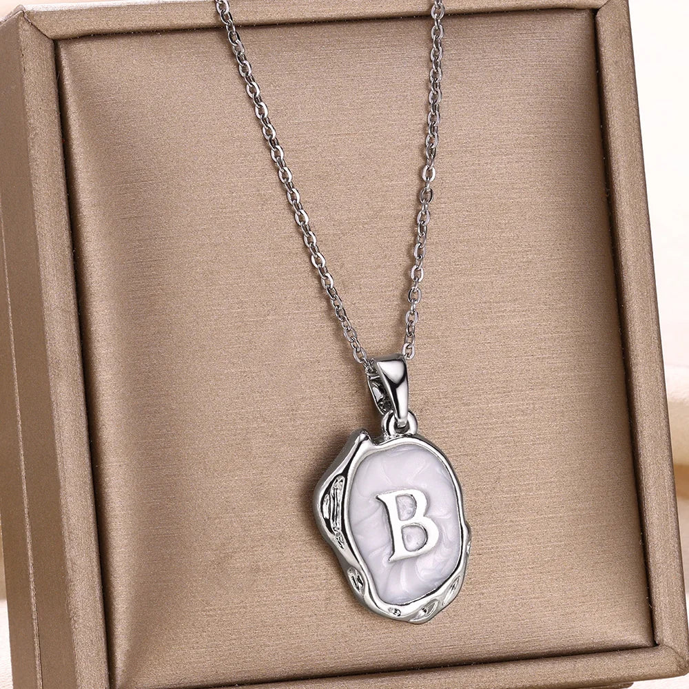 Y2K Drip Initial Necklace