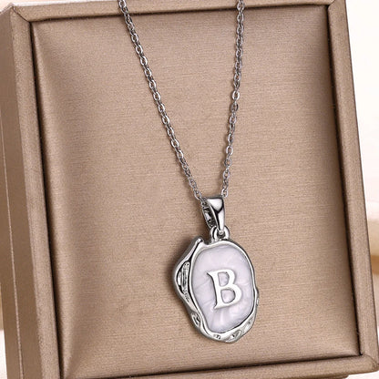 Y2K Drip Initial Necklace