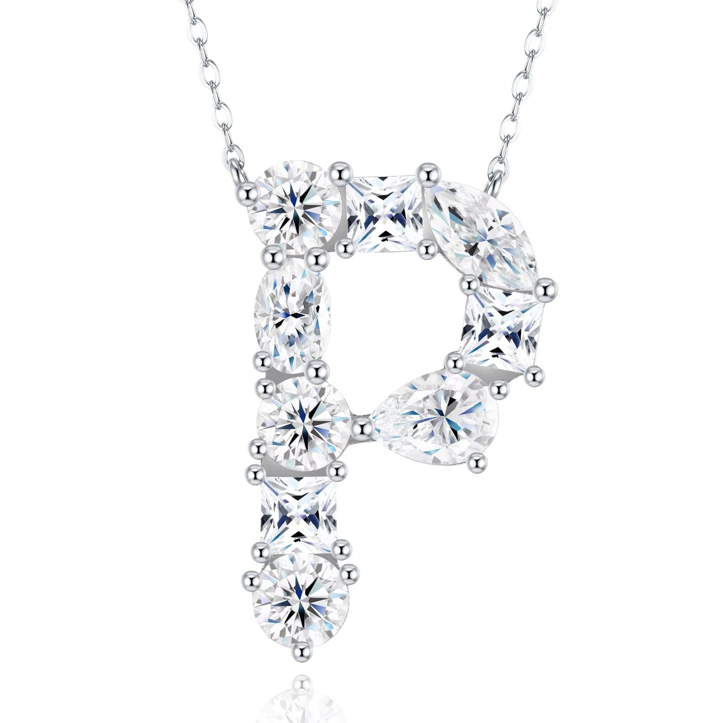 Moissanite Letter Necklace