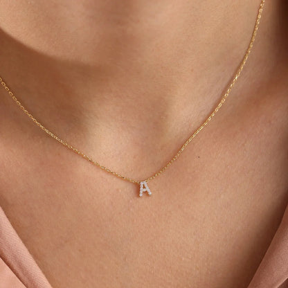 Mini Gold Initial Choker