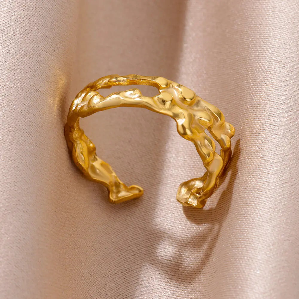 Chunky Gold Open Ring