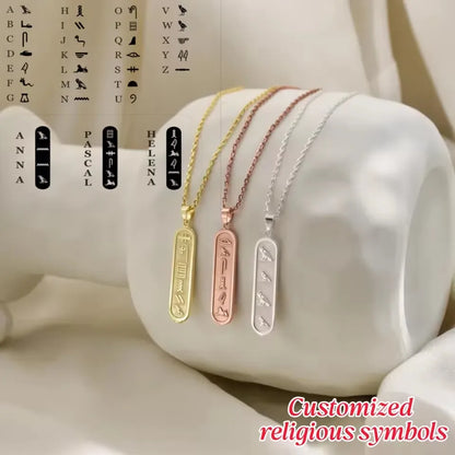 Egyptian Symbol Name Necklace
