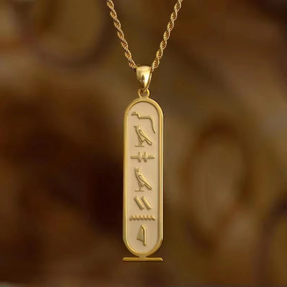 Egyptian Symbol Name Necklace