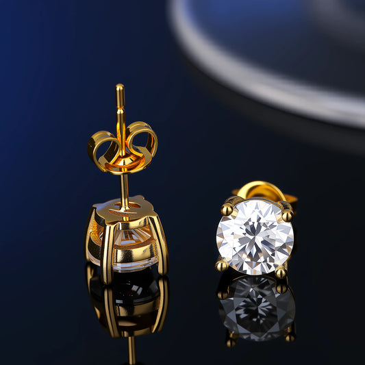 Moissanite Stud Earrings
