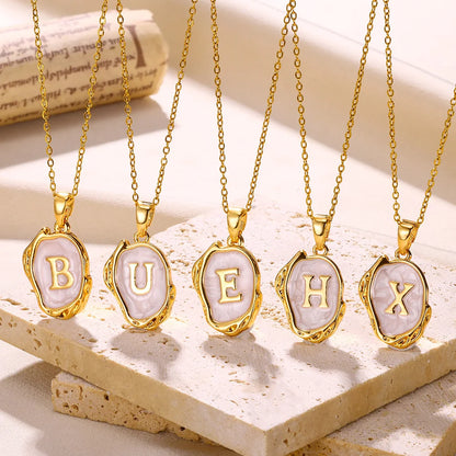 Y2K Drip Initial Necklace