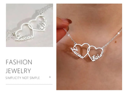Personalised Heart Name Necklace