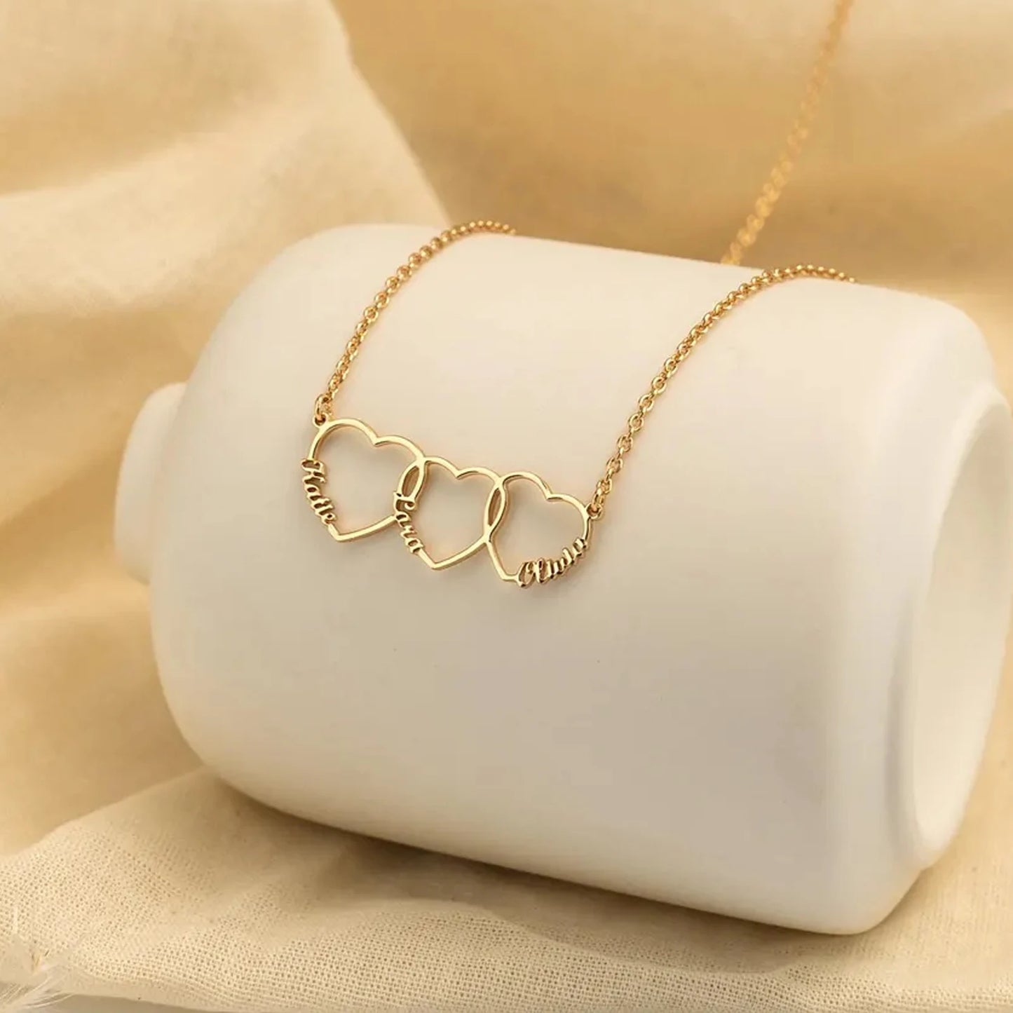 Personalised Heart Name Necklace