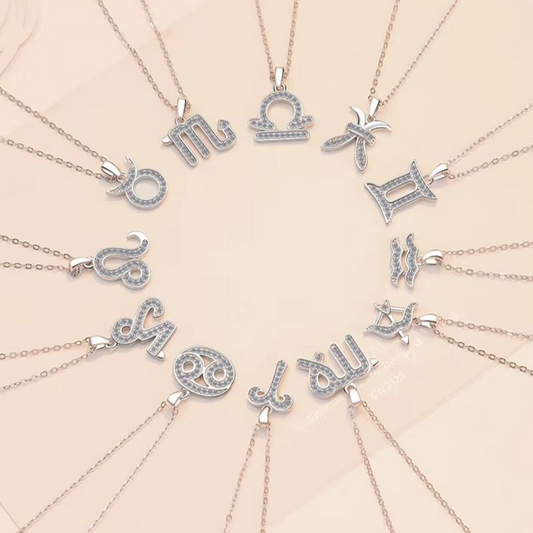 Zodiac Moissanite Necklace