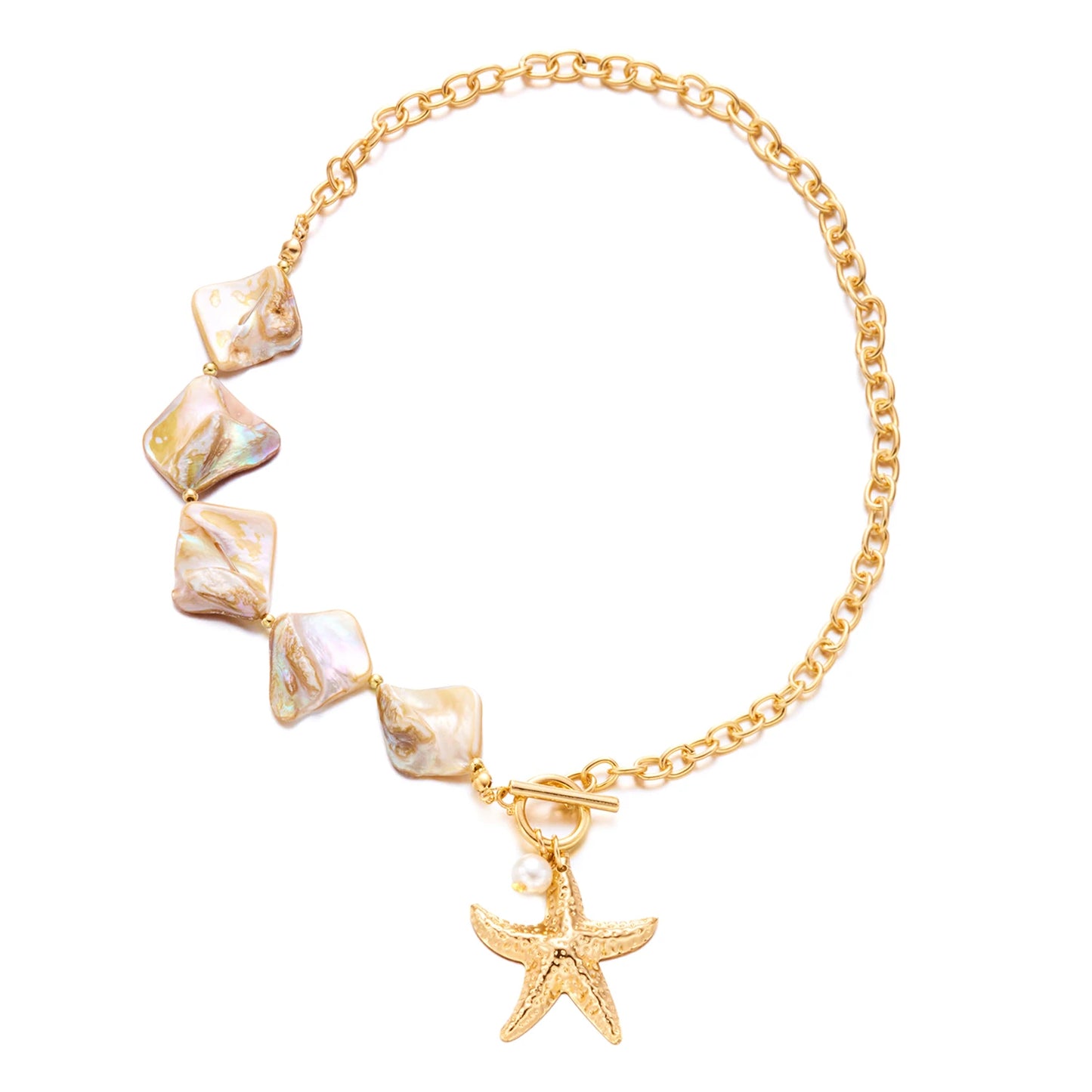 Shell Bead Summer Necklace