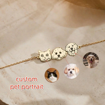 Personalised Pet Portrait Bracelet