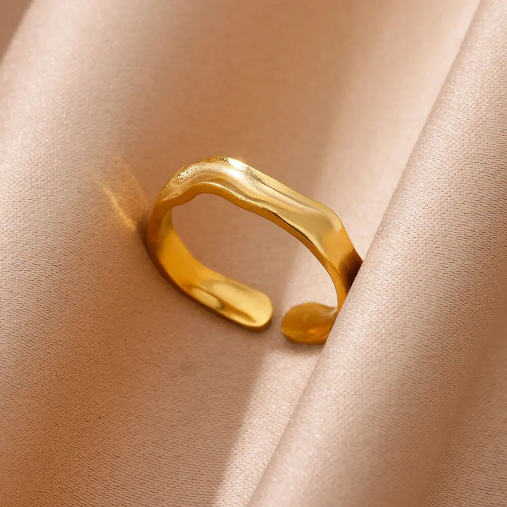Chunky Gold Open Ring