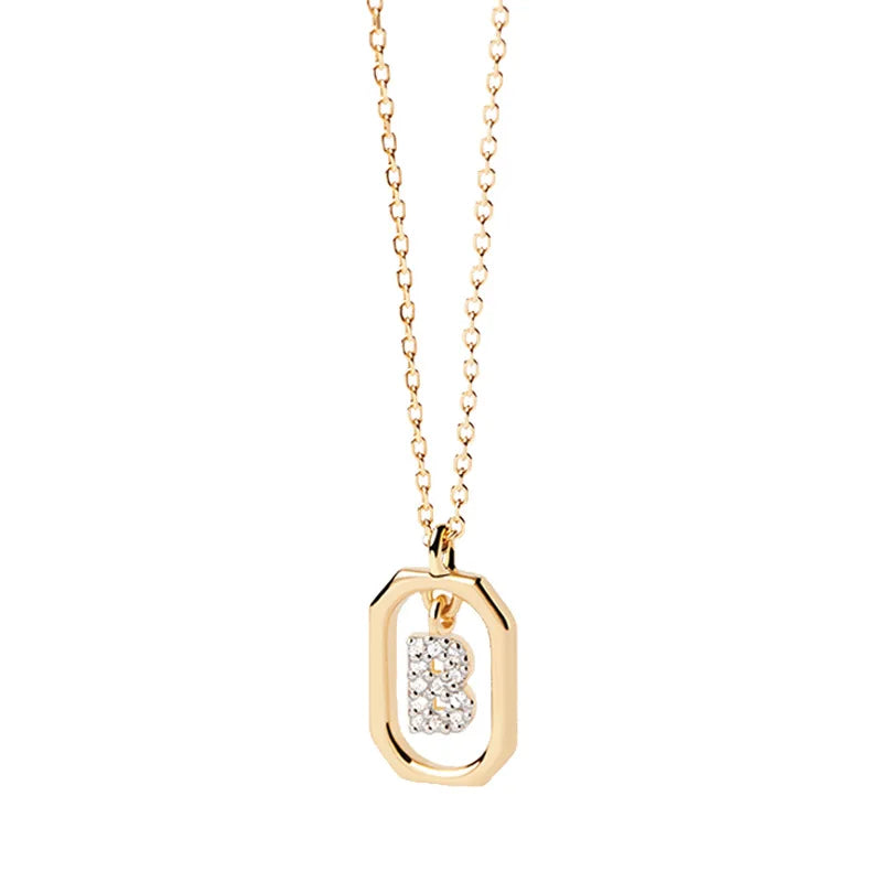 Sterling Silver Initial Necklace
