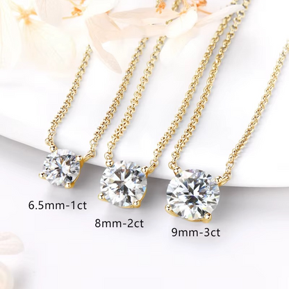 Solitaire Moissanite Necklace