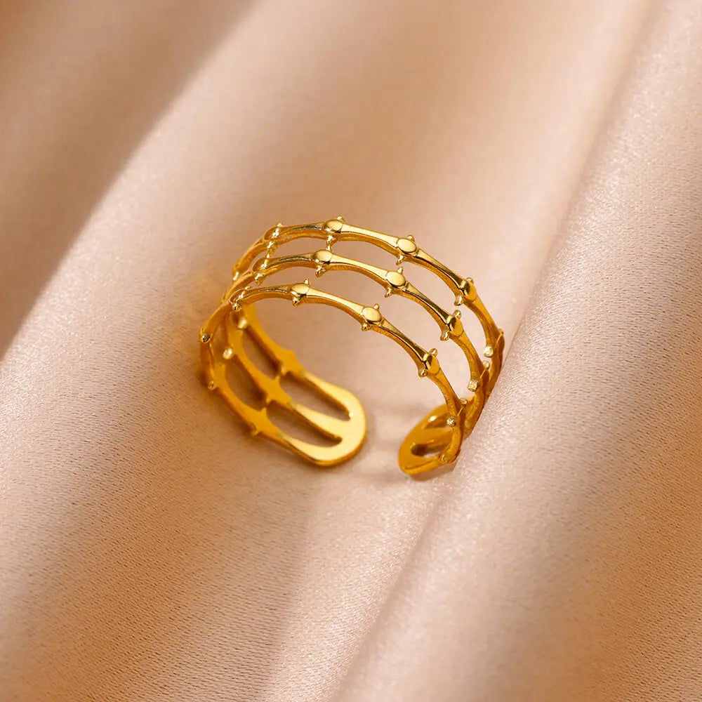 Chunky Gold Open Ring