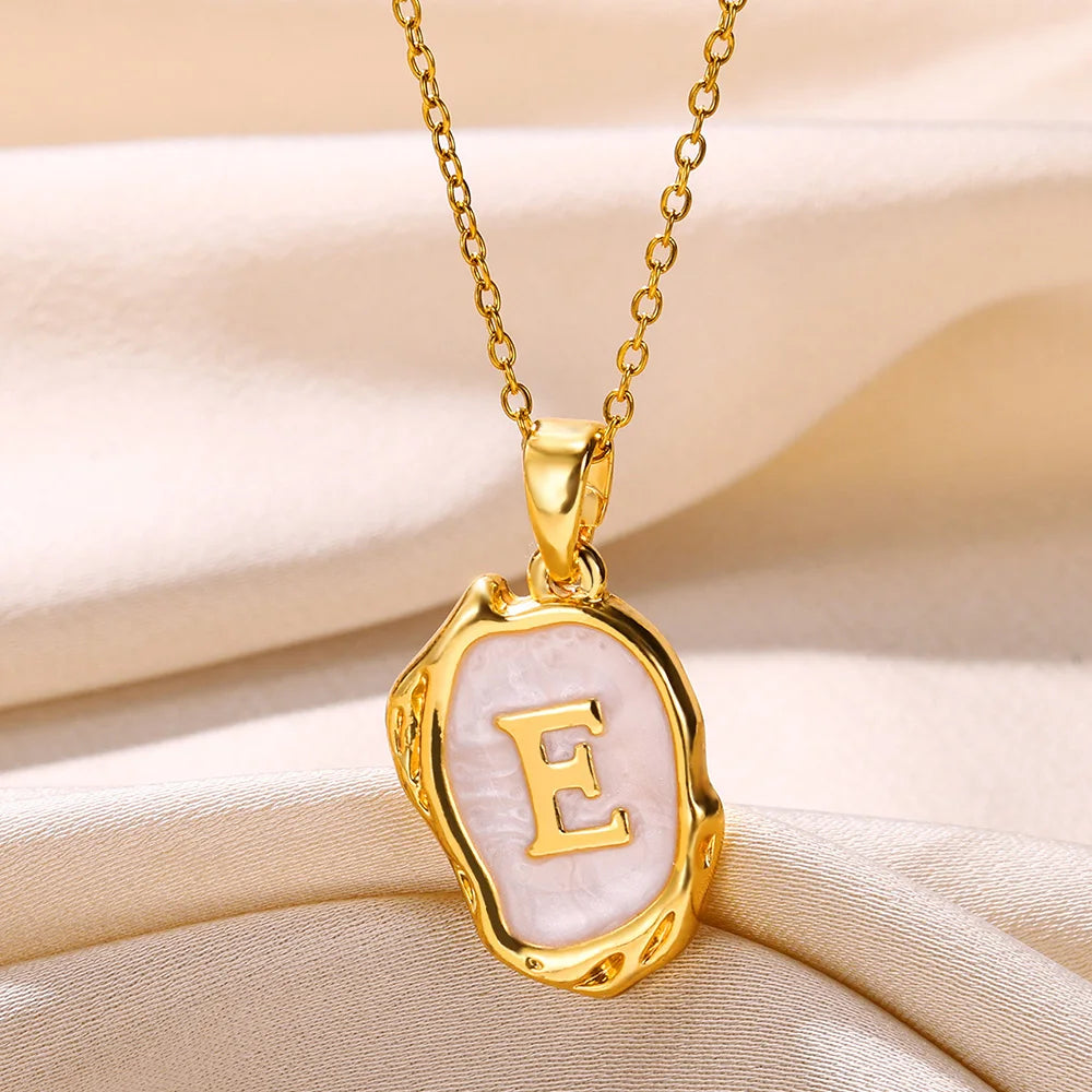 Y2K Drip Initial Necklace