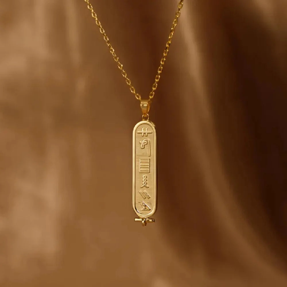 Egyptian Symbol Name Necklace