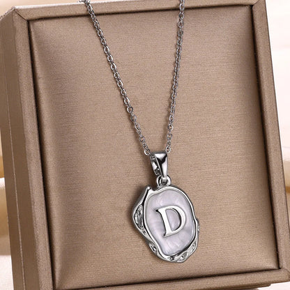 Y2K Drip Initial Necklace