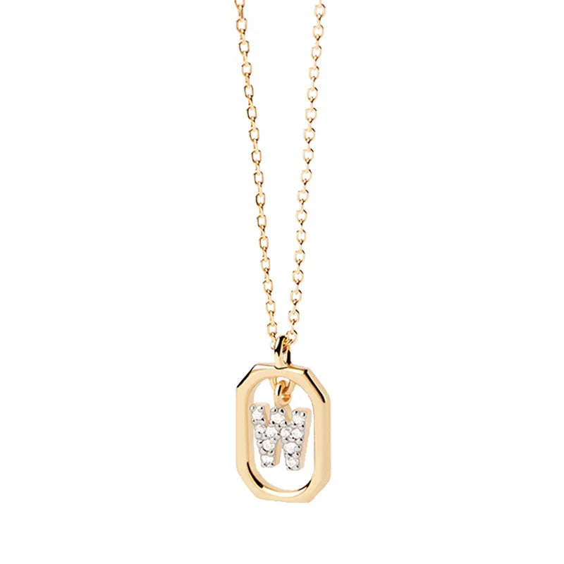 Sterling Silver Initial Necklace