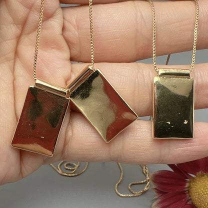 Gold Shell Pendant Necklace