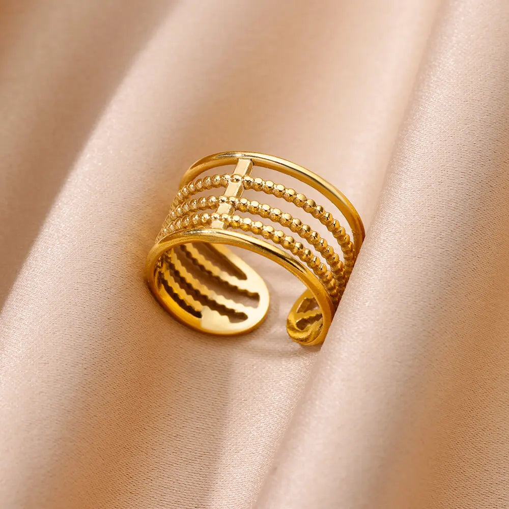 Chunky Gold Open Ring