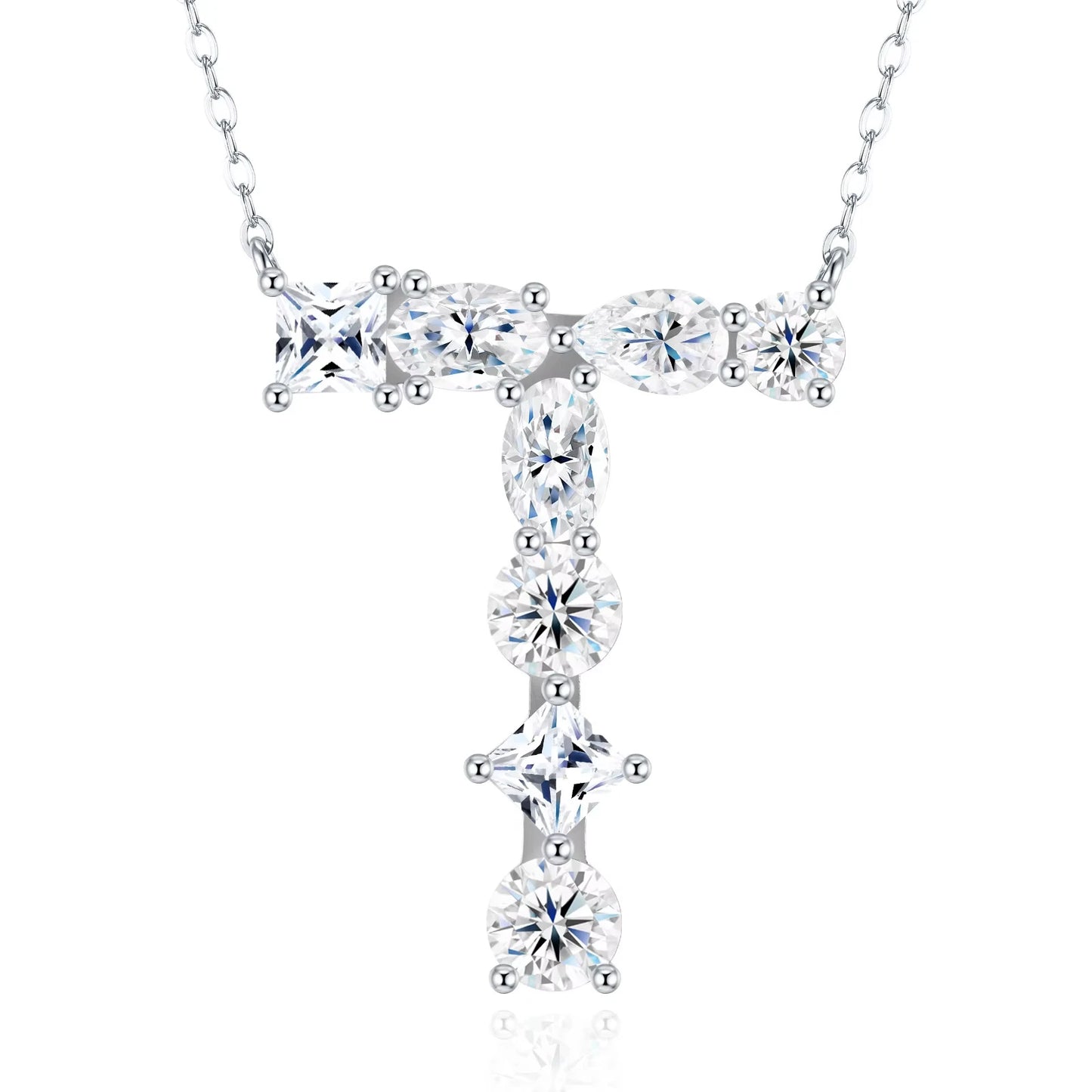 Moissanite Letter Necklace