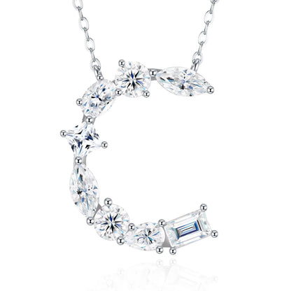 Moissanite Letter Necklace