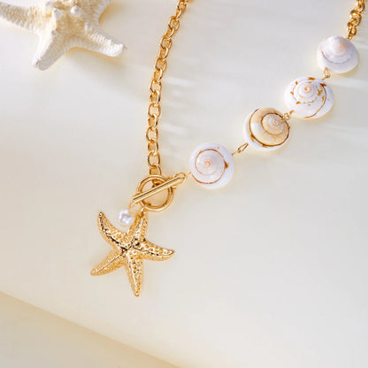 Shell Bead Summer Necklace
