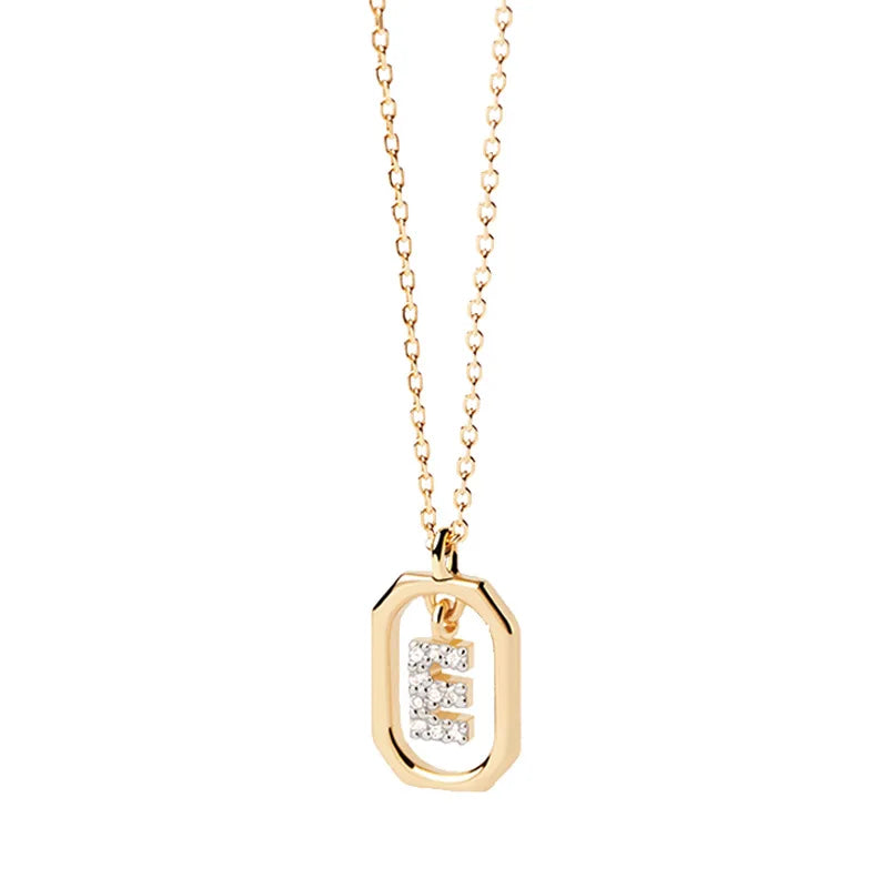Sterling Silver Initial Necklace