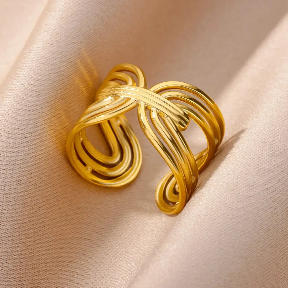 Chunky Gold Open Ring