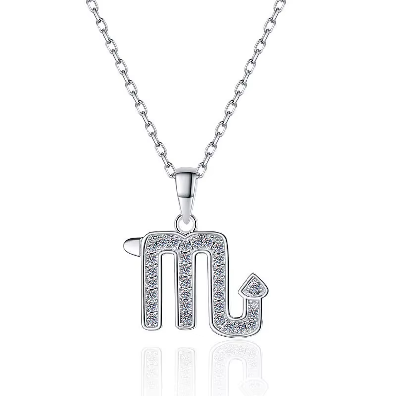 Zodiac Moissanite Necklace