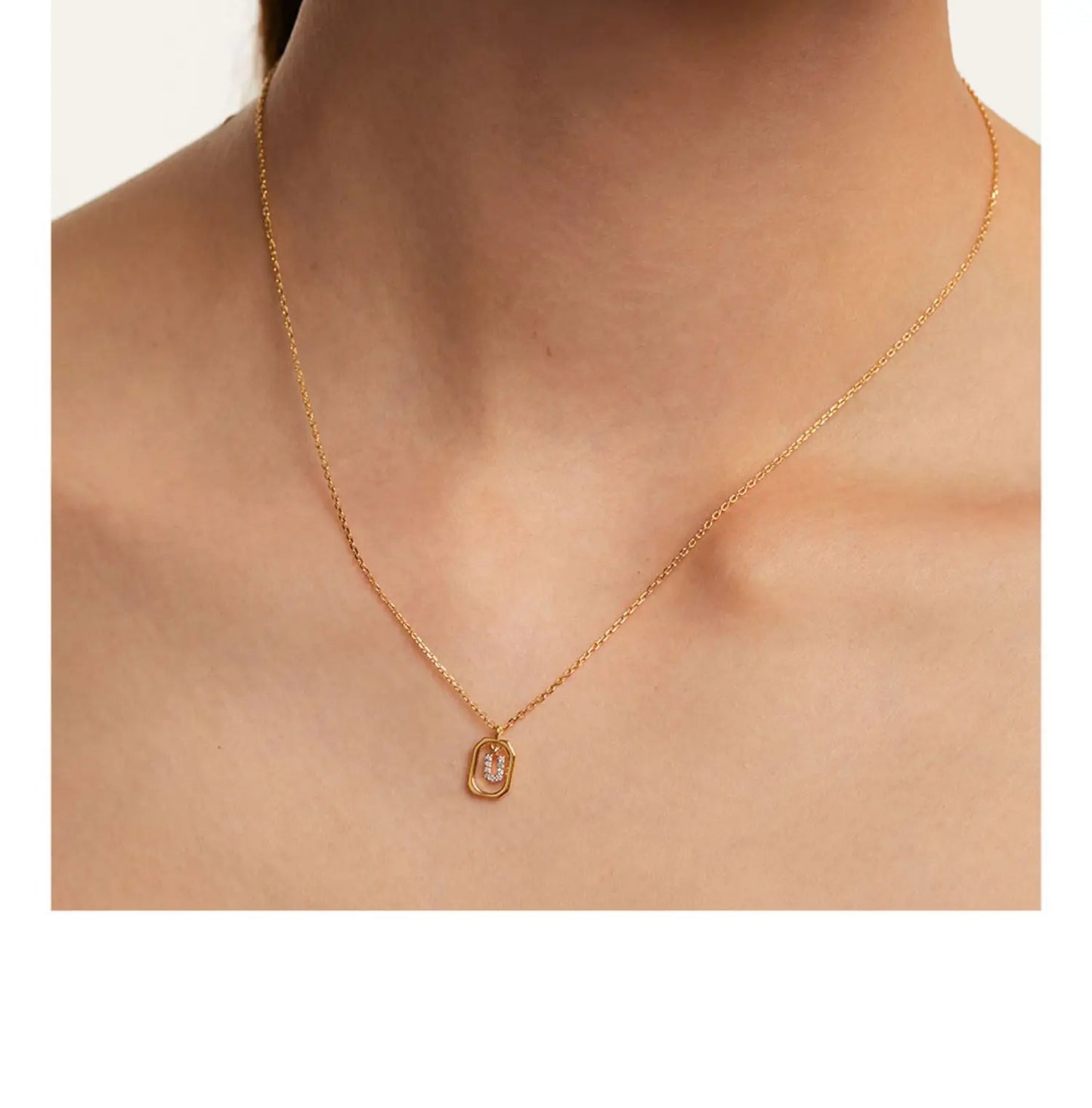 Sterling Silver Initial Necklace
