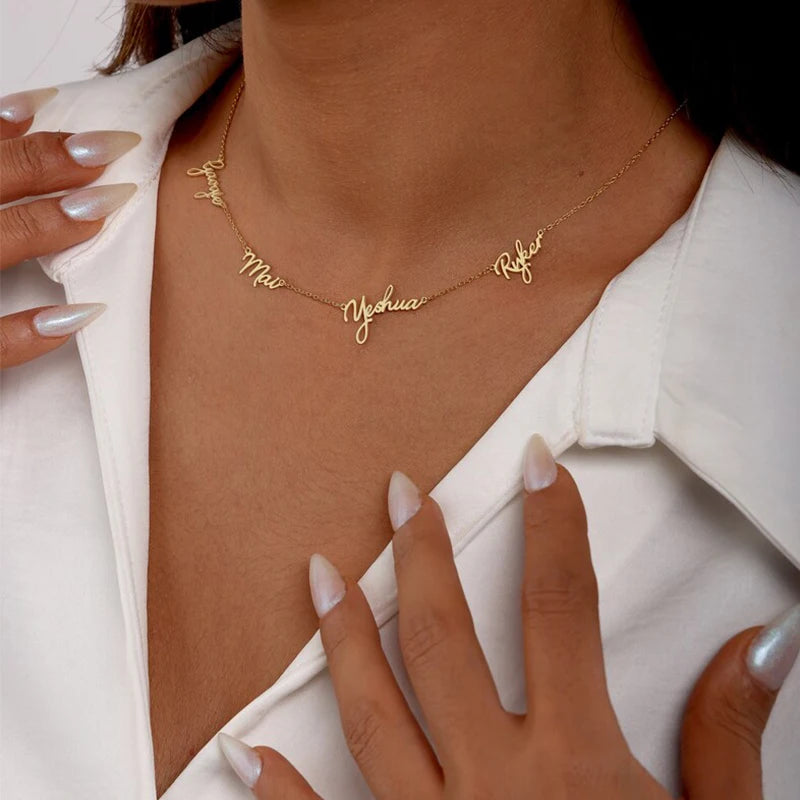 Personalised Multi-Name Necklace