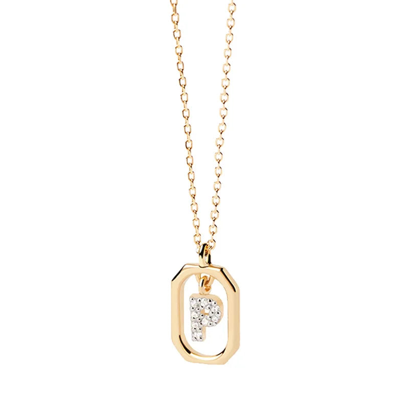 Sterling Silver Initial Necklace