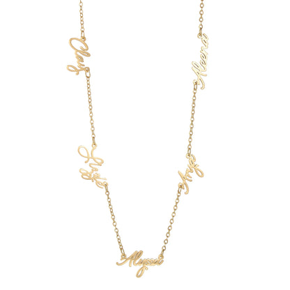 Personalised Multi-Name Necklace