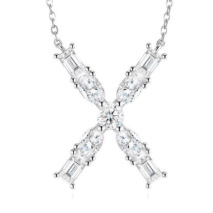 Moissanite Letter Necklace