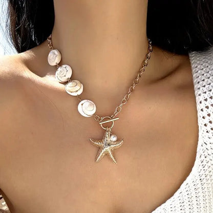 Shell Bead Summer Necklace