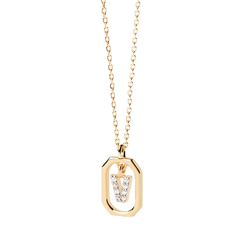 Sterling Silver Initial Necklace