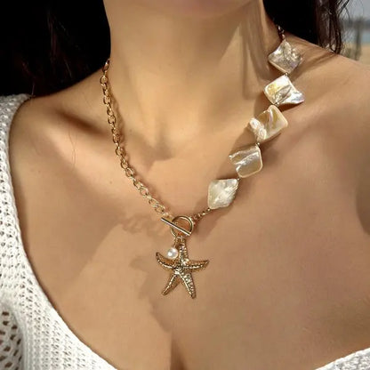 Shell Bead Summer Necklace