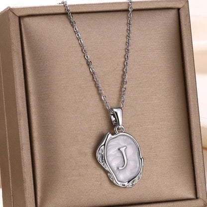 Y2K Drip Initial Necklace