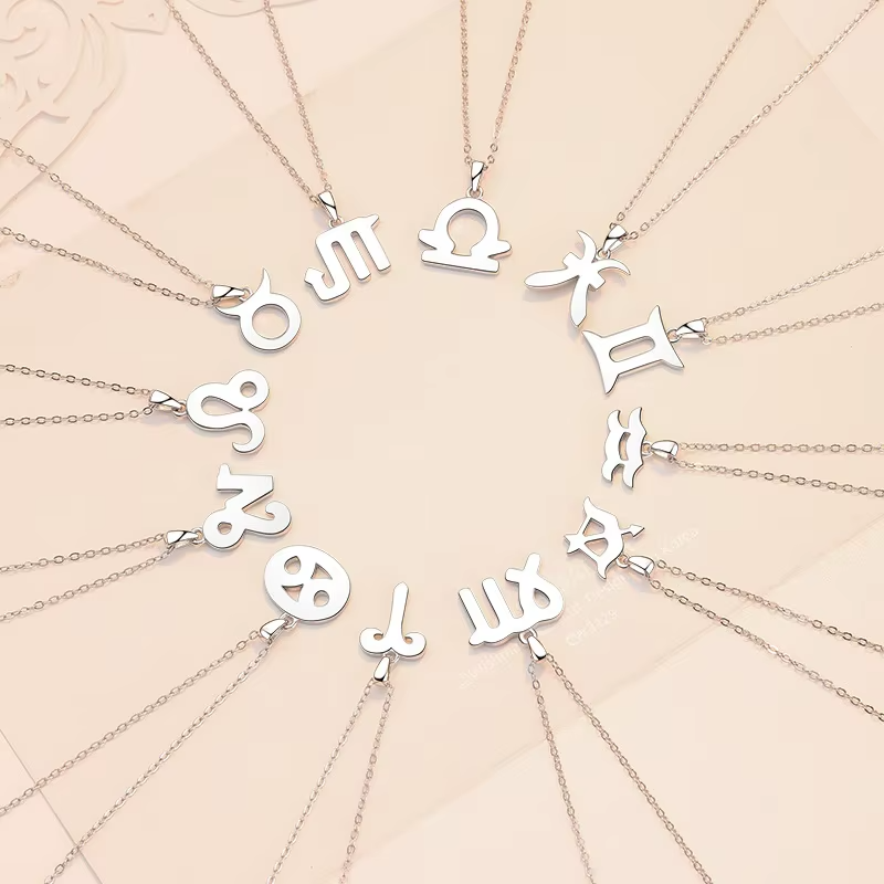 Zodiac Moissanite Necklace