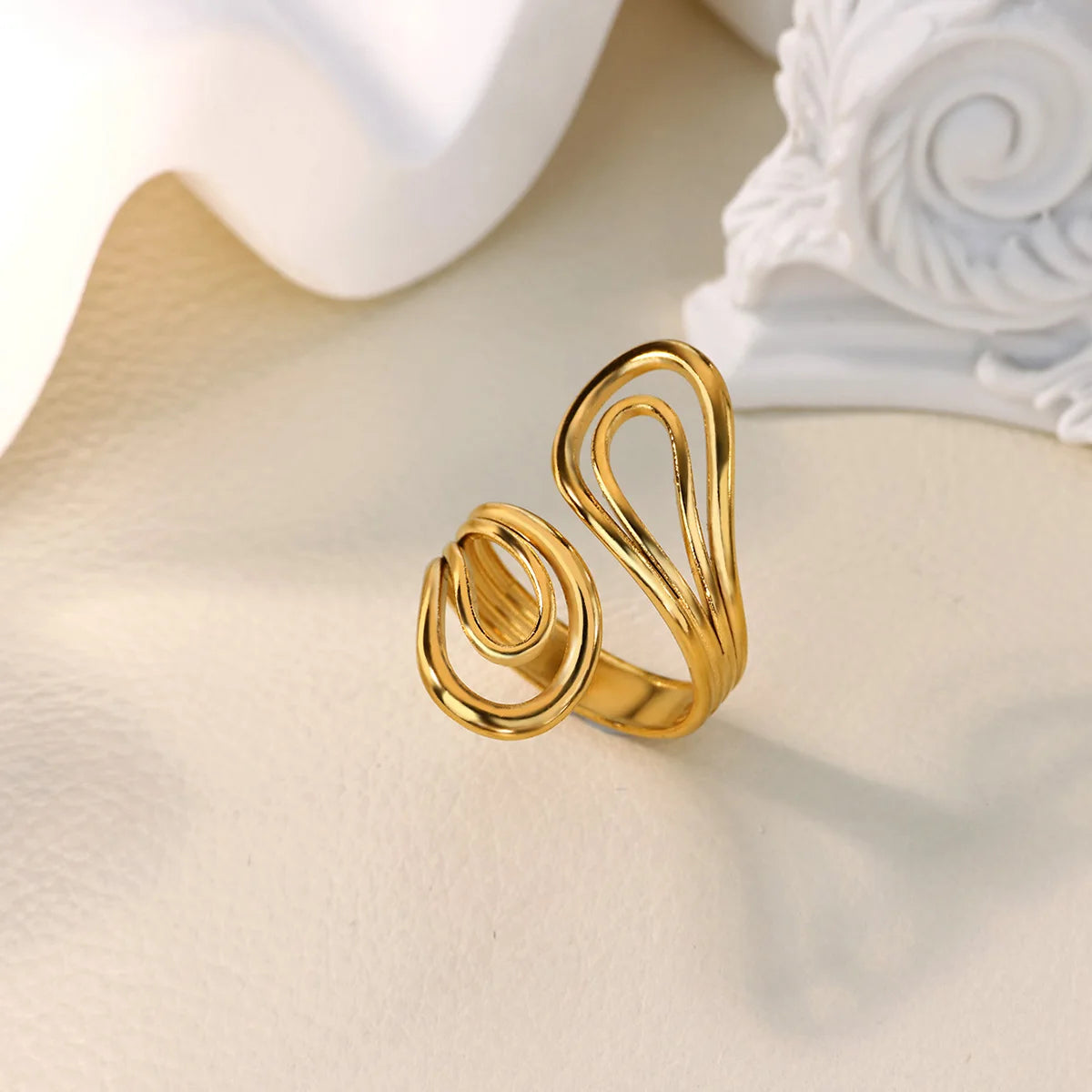 Chunky Gold Open Ring
