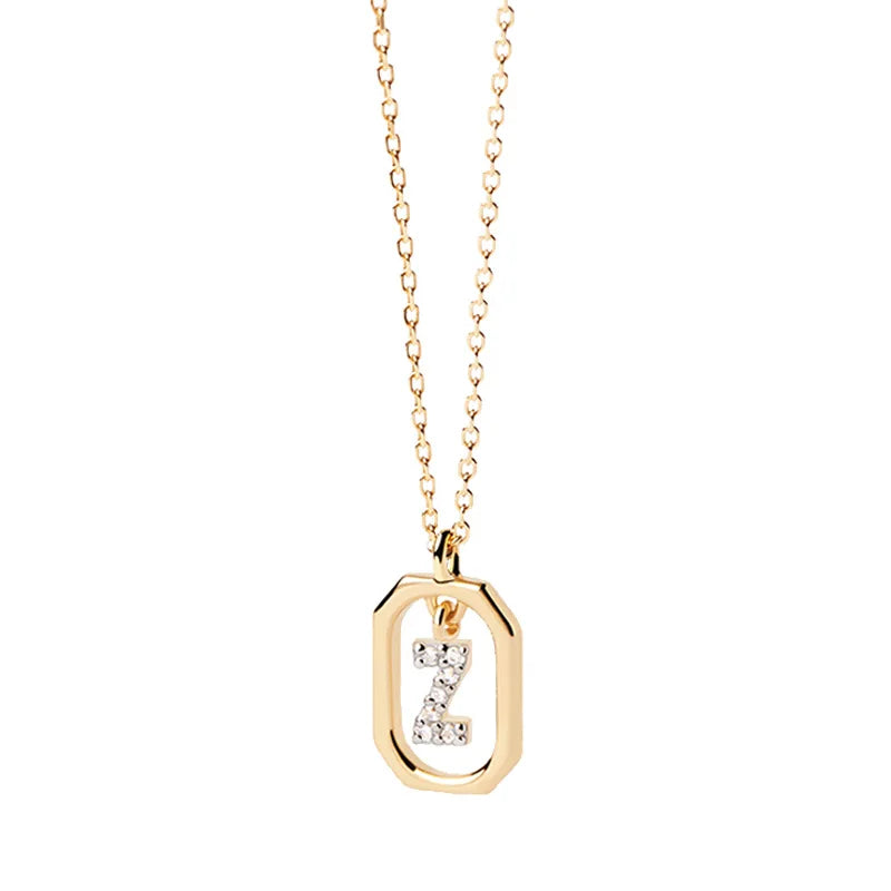 Sterling Silver Initial Necklace