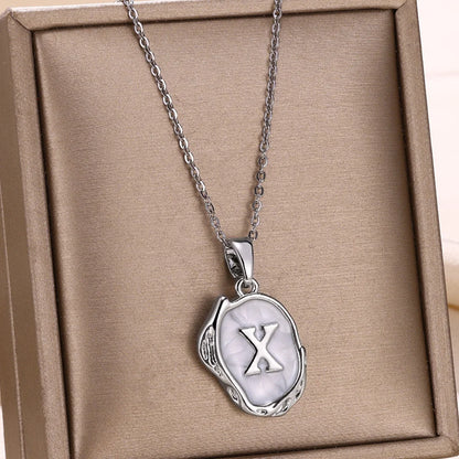 Y2K Drip Initial Necklace