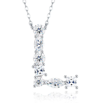 Moissanite Letter Necklace