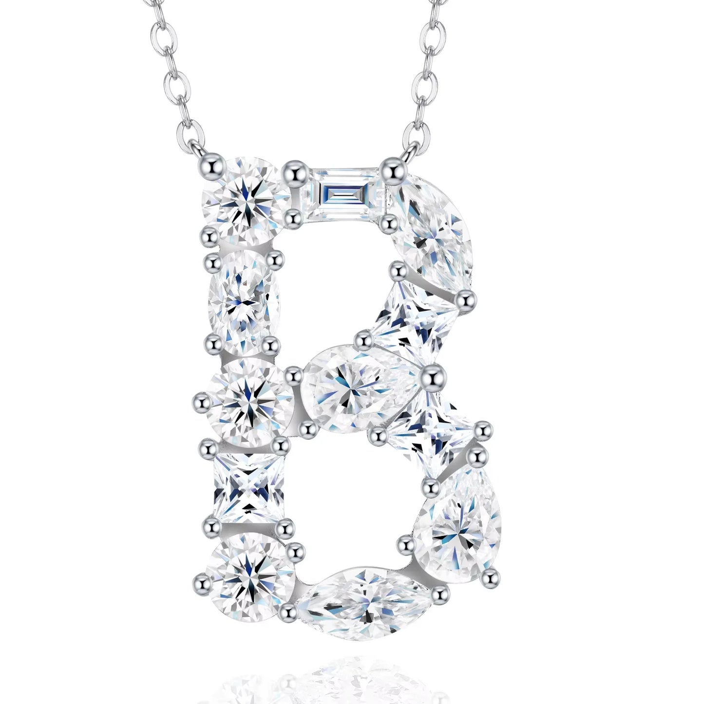 Moissanite Letter Necklace