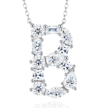 Moissanite Letter Necklace