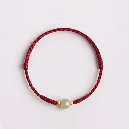Jade Bead Rope Bracelet