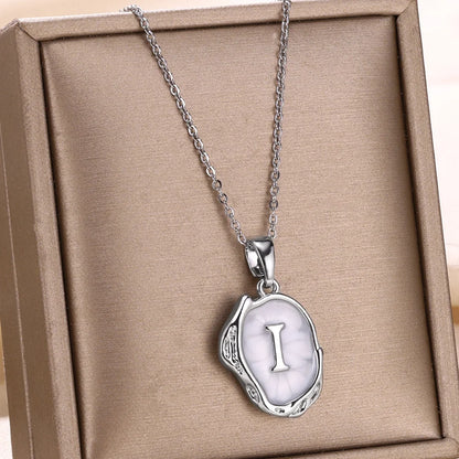 Y2K Drip Initial Necklace