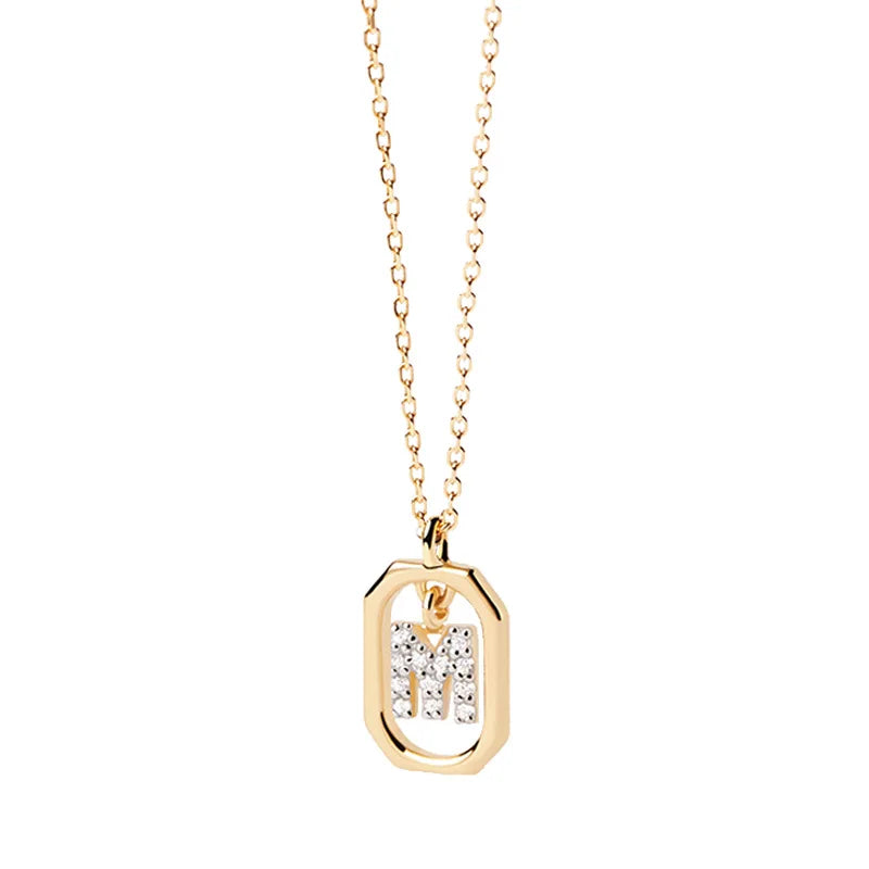 Sterling Silver Initial Necklace
