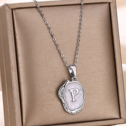 Y2K Drip Initial Necklace